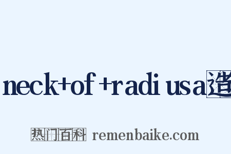 neck+of+radiusa造句是什么意思的图片